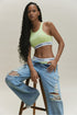 PURPLE BRAND W8003 Rib bralette Womens Apparel